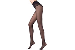 CONTE ELEGANT Conte French Cut Sheer Pantyhose Tights with Lace Top Panties Bikini 20 Den