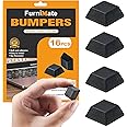 Black Rubber Feet 16PCS Self Adhesive Rubber Feet Bumper Pads Bumpers for Electronics Speakers Computers Keyboard PS4