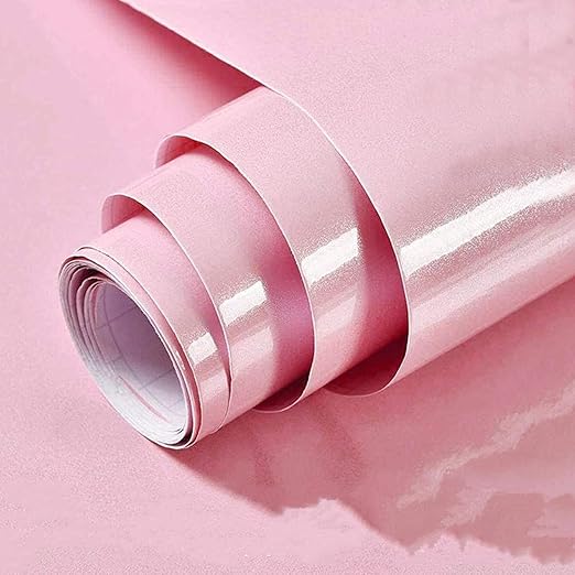 Amazon Com Pink Wallpaper Peel And Stick Wallpaper 15 8 X78 8 Decorative Self Adhesive Wallpaper For Kitchen Counter Top Cabinets Furniture Home Kitchen