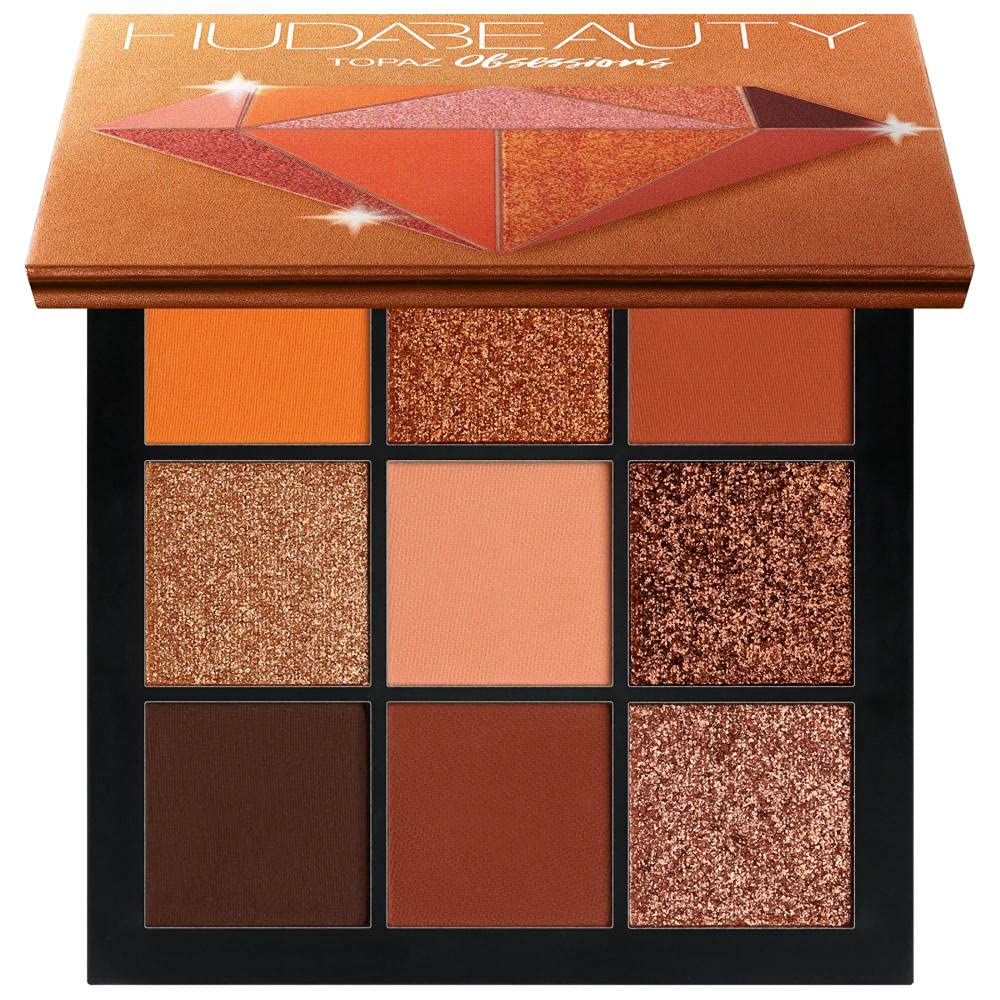 Exclusive New HUDA BEAUTY Obsessions Eyeshadow Palette (Topaz)