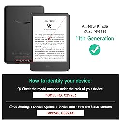Ayotu Fabric Case for 6" All-New Kindle 11th