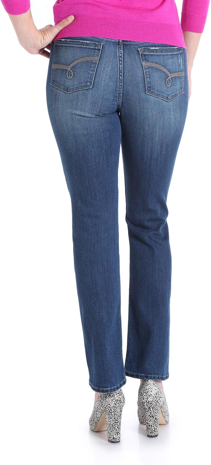 lee rider jeans mid rise straight leg