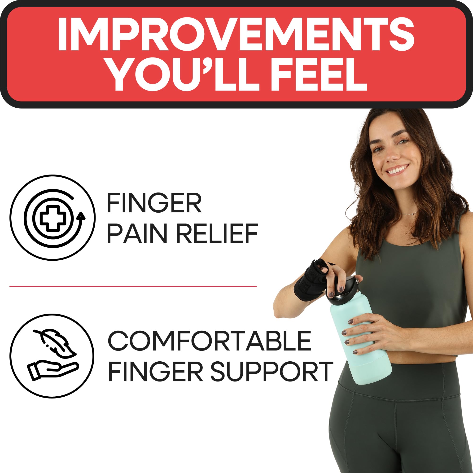 Metacarpal Finger Splint Hand Brace | Little Pinky Finger Splint For Boxer Fractures l Broken Ring or Hands Cast |Trigger Immobilizer Straightener l Ulnar Gutter Support | Boxer Brace | RIGHT S/M