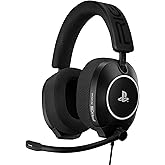 RIG R5 Spear PRO HS Wired Gaming Headset Officially Licensed PlayStation | PS5, PS4, PC - 40mm Graphene Drivers, Tempest 3D Audio, Flip-to-Mute Mic, Memory Foam Cushions - Universal 3.5mm -Black
