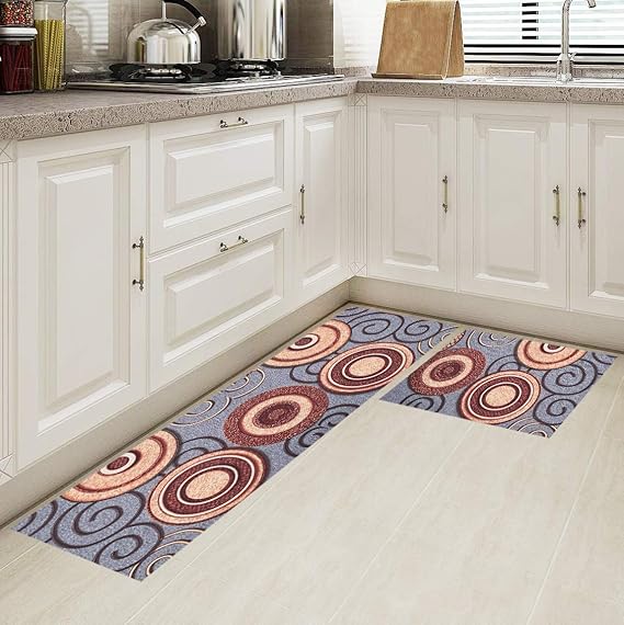 JETMANO UltraThin Door Mat Indoor Outdoor NonSlip Washable Doormat