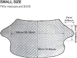 SMALUCK Car Windscreen Cover Sun Shade UV Protection 140x90 cm view 3