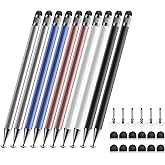 Stylus (10 Pcs),2-in-1 Stylus Pen for Touch Screen,High Precision and Sensitivity,Suitable for iPhone/ipad/Android Tablets,Co