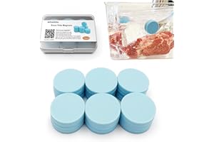 MOMODA MOMOMA Sous Vide Magnets 12Pcs-Food-Grade Silicone Coated Weights&Clips, Keep Bags Submerged, Works on All Machines, Multi-Use for Cooking, Display, Home&Office (Sous Vide weights-12pcs Round)