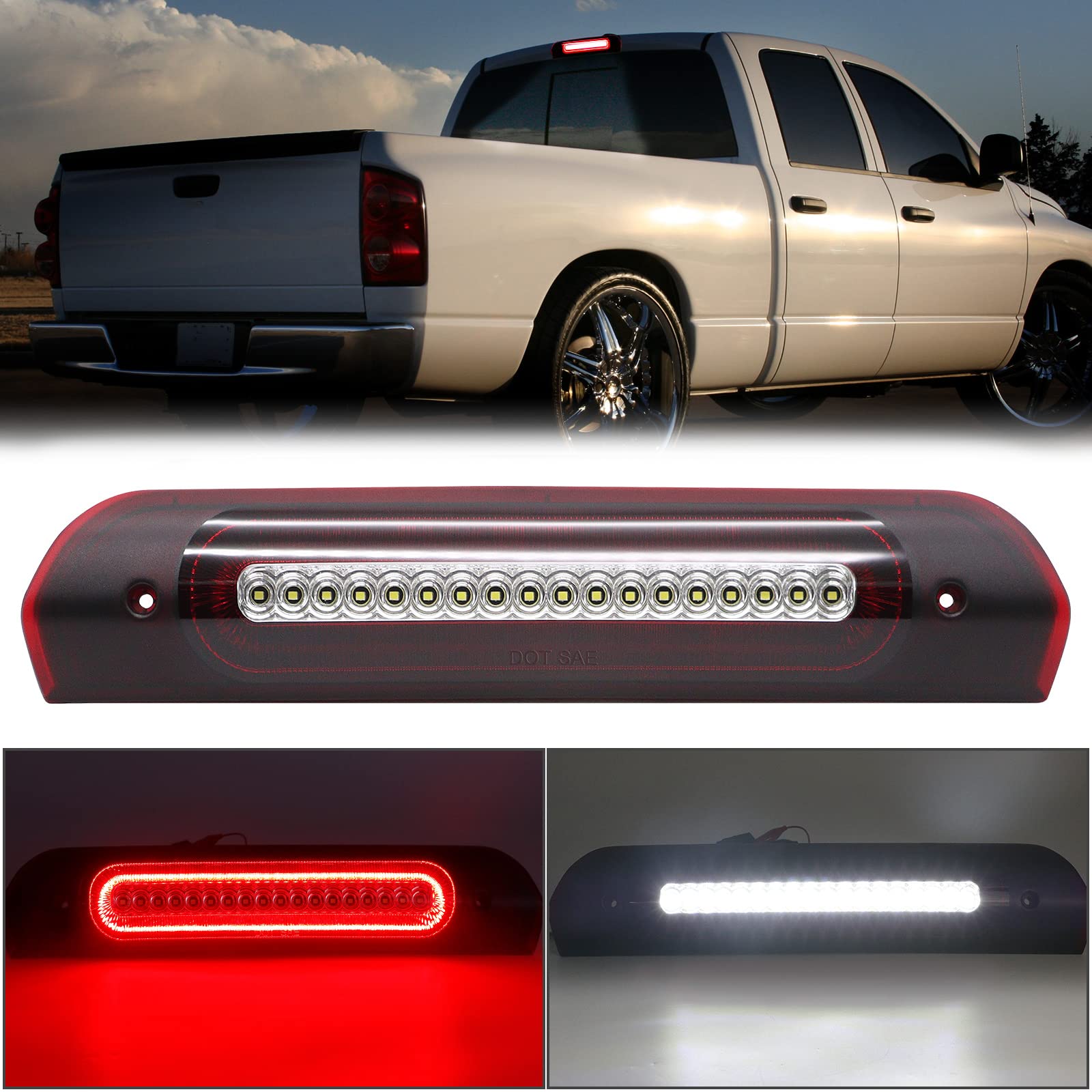R&F Auto LED Strobe High Mount Brake Light
