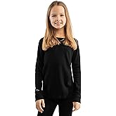Merino Wool Base Layer Kids - Midweight Long Sleeve Merino Wool Top Kids - Unisex Kid Thermal Underwear