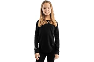 MERINO.TECH Merino Wool Base Layer Kids - Midweight Long Sleeve Merino Wool Top Kids - Unisex Kid Thermal Underwear