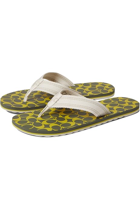 coach landon jelly flip flops