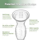 haakaa Manual Breast Pump 4oz Lavender Patented Silicone Milk Collector view 5