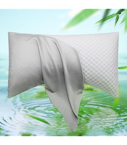 Comphy By Coop SoftSpa Pillowcase Set Of 2 – Queen Size, Dove Grey, Super Soft Double-Brushed Hotel Quality Pillowcases - View #2