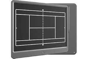 Wicue 15in LCD Electronic Basketball/Baseball/Soccer/Footbal/Hockey/Tennis Coach Board, Digital Strategy Tactic Marker Board with Stylus Pen for Sports Training, Education, Coach Gift