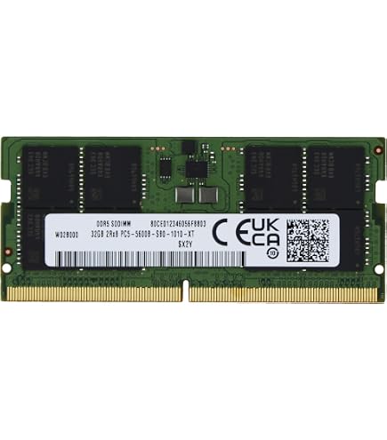 Samsung DDR5-4800 32GB×2枚 動作確認済み Samsung 32GB DDR5 4800MHz PC5-38400 CL40 SODIMM 2Rx8 Dual Rank 1.1