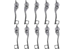 Ciieeo Double Layer Lockable Zipper Pulls Replacement, Explosion Proof Metal Slider for Suitcases Luggage Travel Bags, 5 Pair