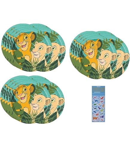 Platos De Papel León, 8 Unidades