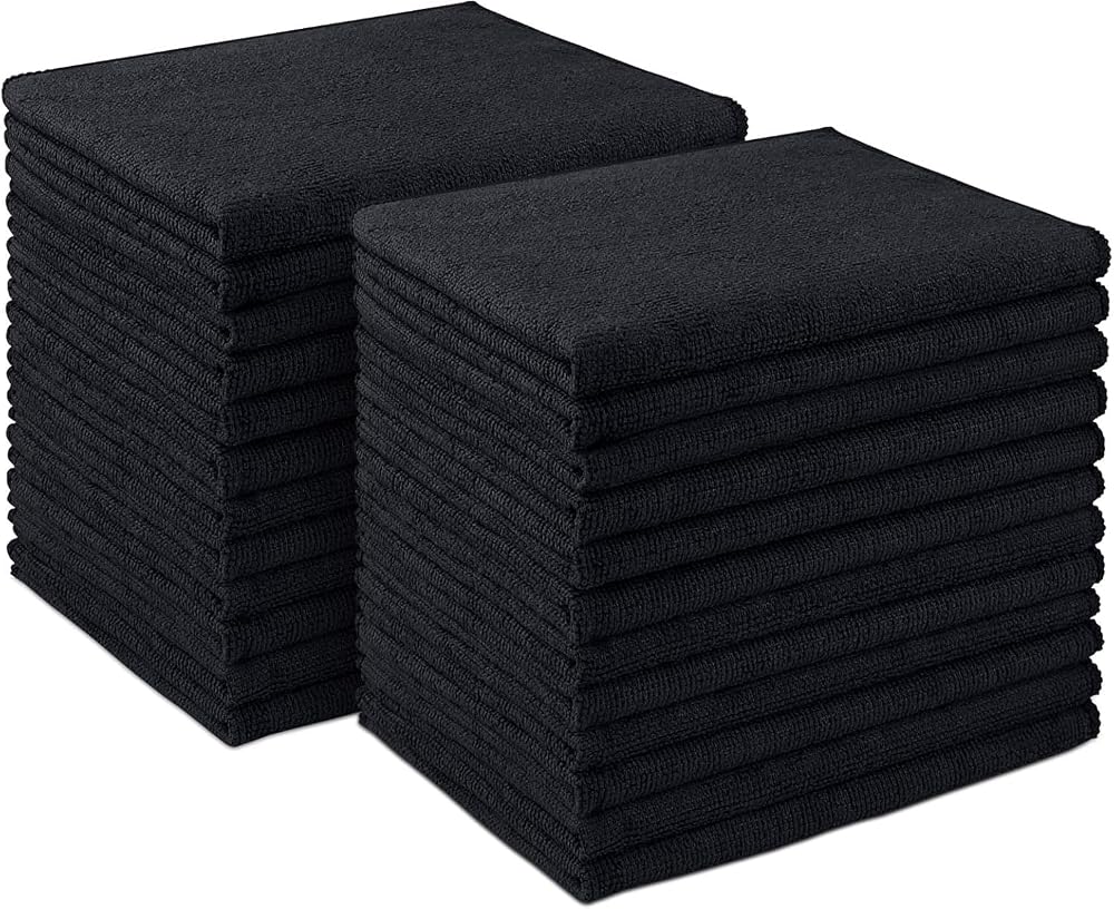 AIDEA Mirofibre Cleaning Cloth 24PK Ultra Absorbent Microfiber Towels 30x40 cm