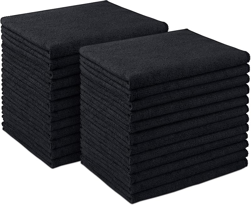 AIDEA Mirofibre Cleaning Cloth 24PK Ultra Absorbent Microfiber Towels 30x40 cm