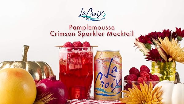 LACROIX, SPARKLING WATER, PAMPLEMOUSSE GRAPEFRUIT, 12 FL OZ (PACK OF 12)