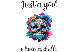 CROSHOM Skull Flower Diamond Painting Kits for Adults, DIY Full Round Drill 5D Full Drill Crystal Rhinestone Diamond Art Kits,Gem Art Craft Home Wall Decor 11.8X 15.7 Inch