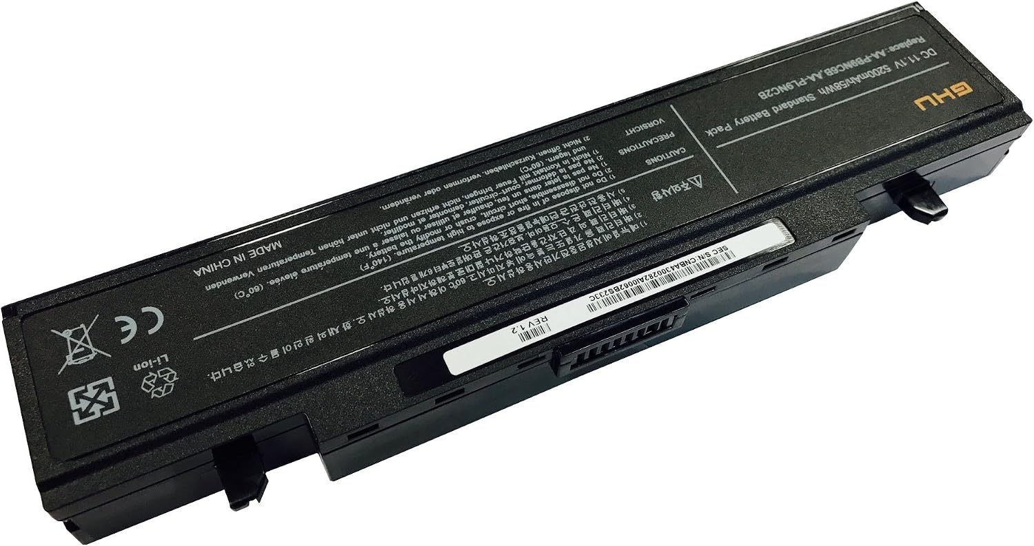 GHU New Battery 58 WH AA-PB9NC6B Compatible with Samsung NP-RV508 NT-RV508 P210 Q210 R40 R408 R410 R45 R430 R460 R480 R505 R509 R510 R522 AA-PB9NC5B AA-PB9NC6W AA-PB9NC6W/E AA-PL9NC2B AA-PL9NC6W - Image 5