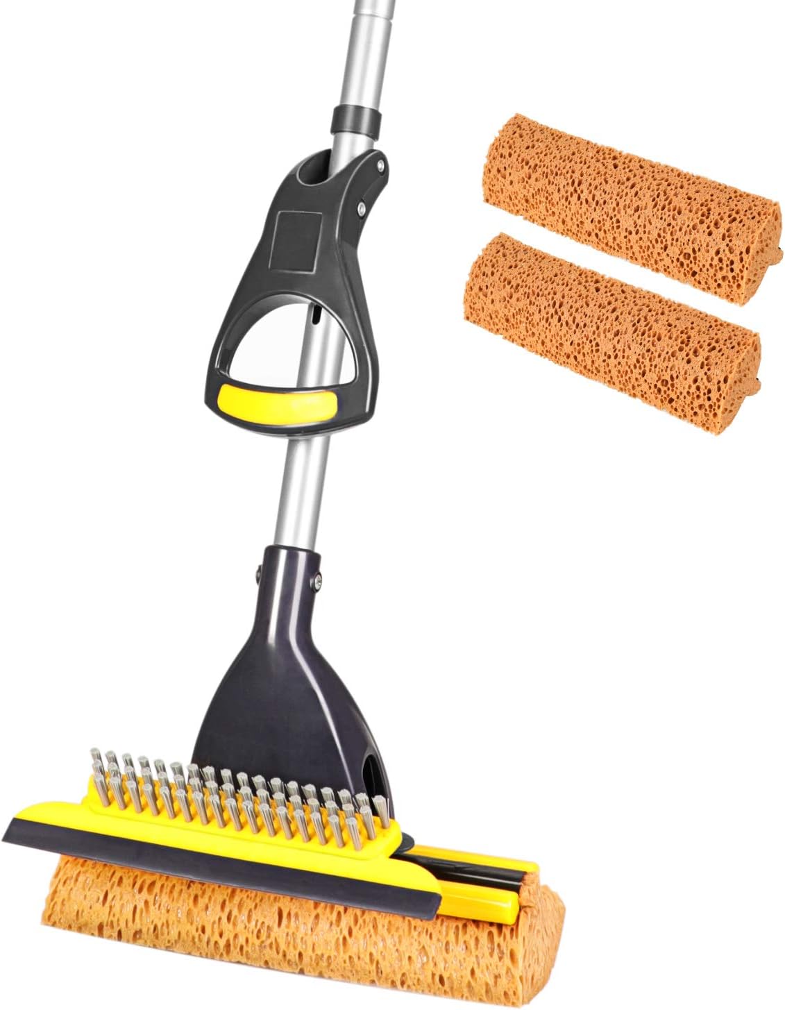 TRAPEADOR CON MANGO EXTENSIBLE Y ESPONJA DE REPOSICIÓN , elbazardigital.com