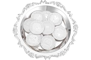 TINGKU 13 Unity Coins Set for Wedding Ceremony Arras de Boda with Tray Plate Wedding Arrhae Coin Catholic