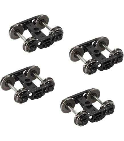 na. ③ Kadee HO Scale #1565 Bettendorf 50 Ton Trucks – Code 88 Wheels, 33