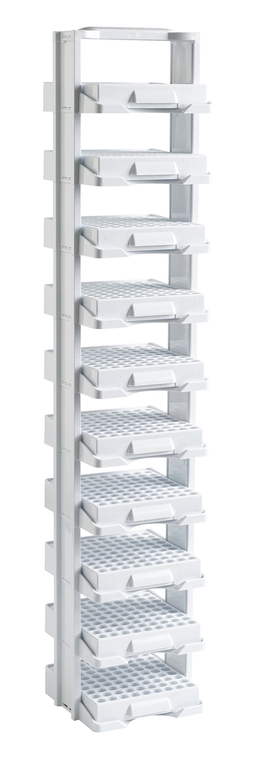 Camlab Plastics RTP/7502 Labtower Set With Racks, Polycarbonate, 10 Level