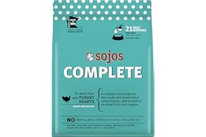 Sojos Natural Pet Food Complete Turkey Recipe Dehydrated Dog Food, 7 lb, Blue