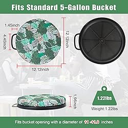 Foxtune 360-Degree Swivel Bucket Seat, 5 Gallon