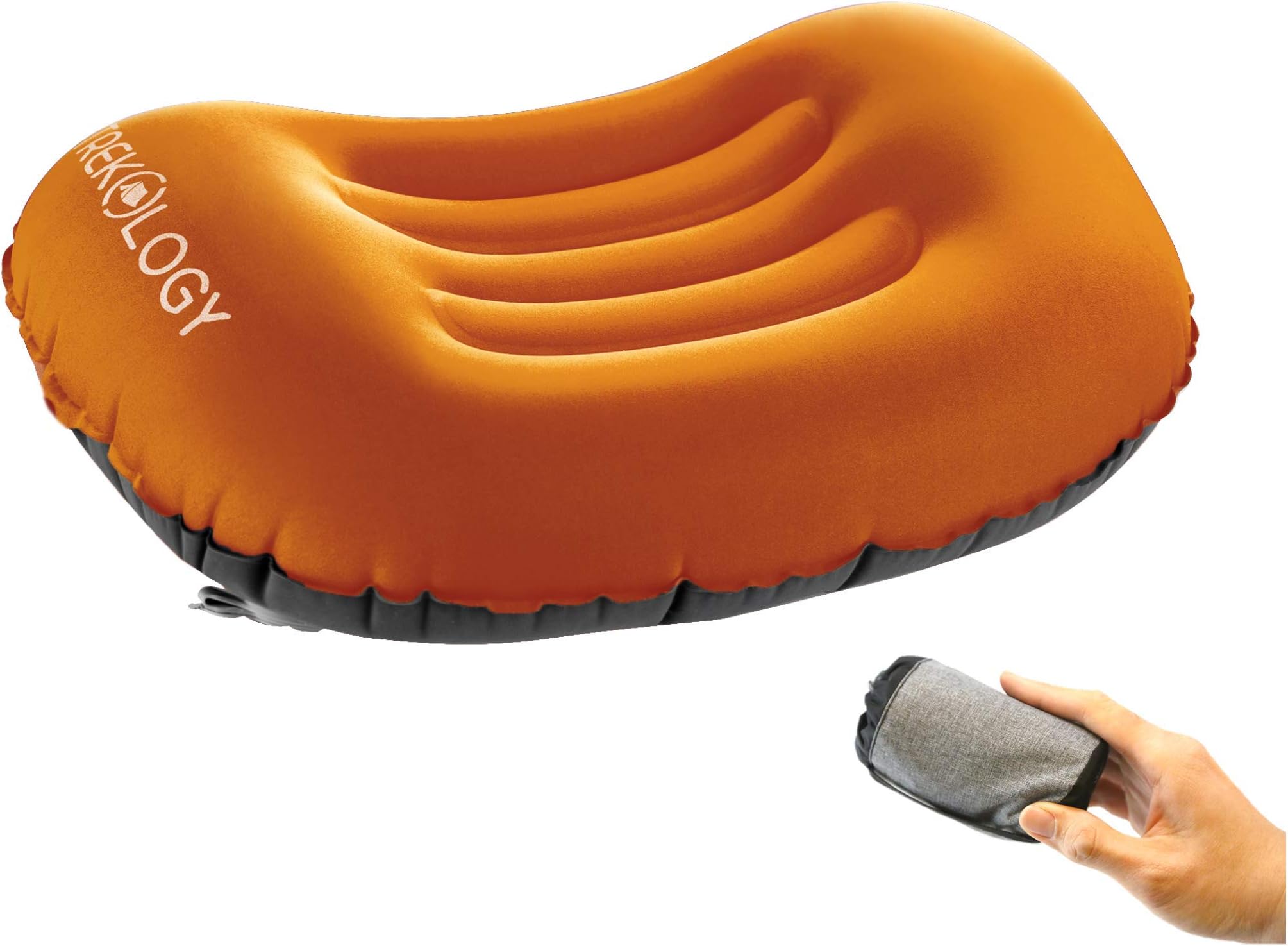 TREKOLOGY Aluft 1.0 Comfy Inflatable Camping & Backpacking Pillow - Perfect for Sleeping, Air Travel, Beach