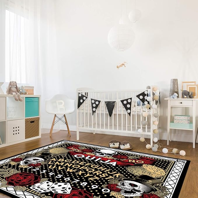 Non Slip Pad Rug Grippers Halloween 5� x 7� Felt + Rubber