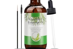 Rosemary Hair Oil for Stronger Thicker Longer Hair -(60ml Large) | Natural Cold Pressed Oil for Hair, Face, Nails & Cuticles 