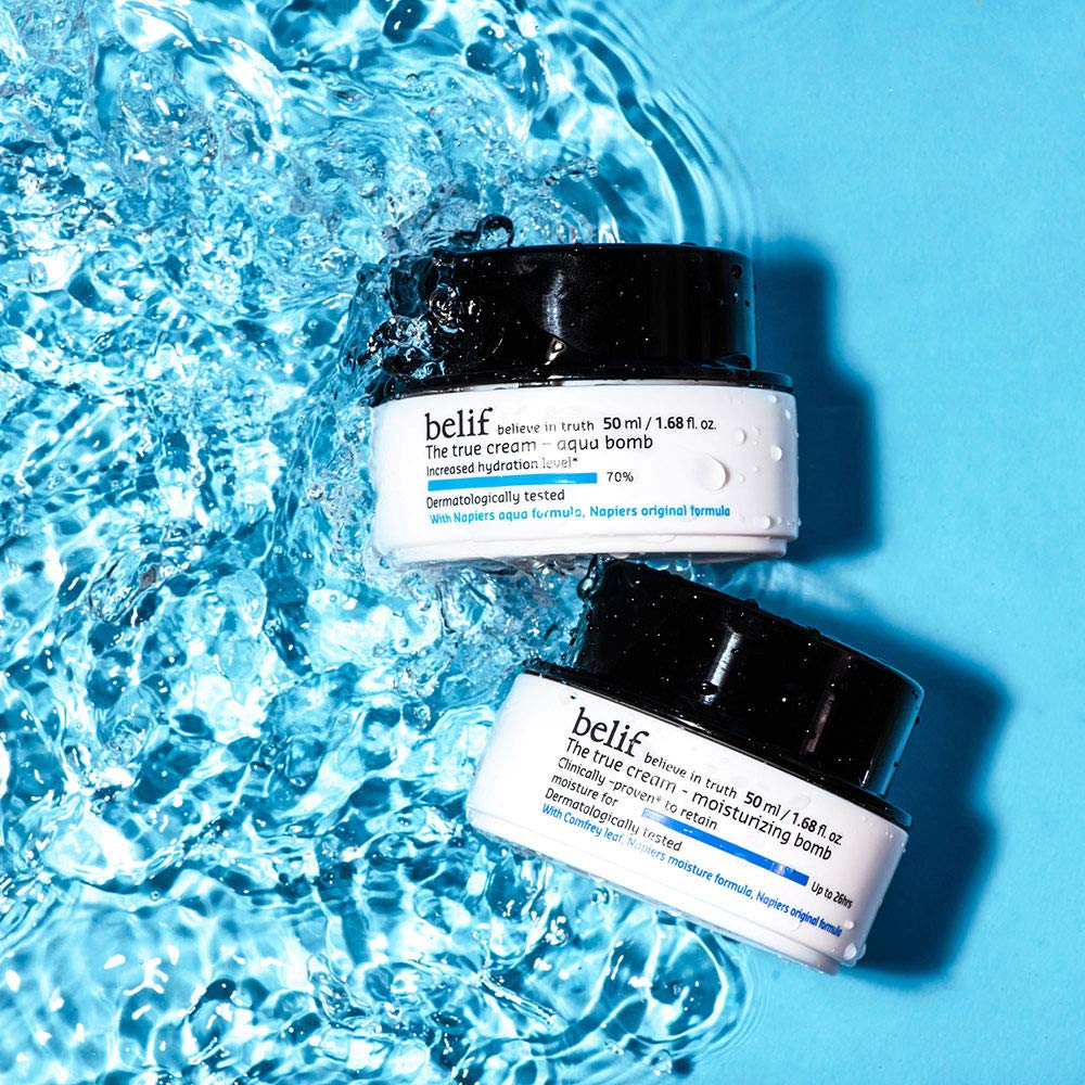 | belif The True Cream Moisturizing Bomb | Moisturizer for Dry Skin | Face Cream, Hydration, Clean Beauty: Premium Beauty