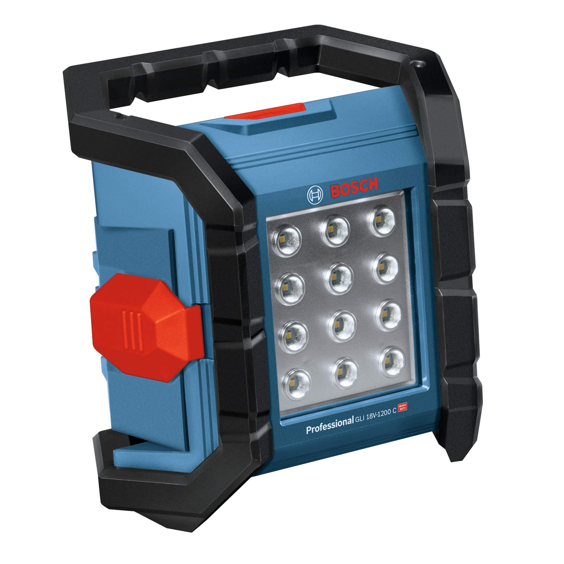 Bosch Professional 18V System Cordless LED Construction Site Floodlight GLI 18V-1200 C (max. Brightness 1200 Lumen, Connect Ready, Without Battery/Charger)