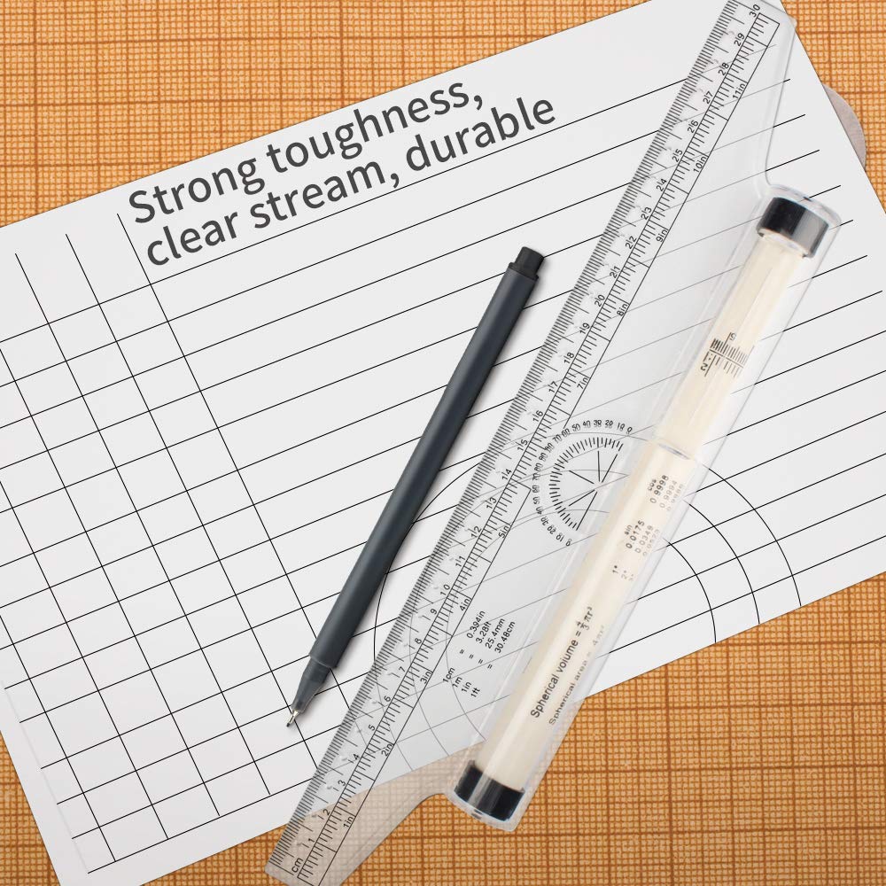MyLifeUNIT Multi-Purpose Drawing Parallel Rolling Ruler, 12 Inch Drawing Design Ruler for Measuring, Drafting