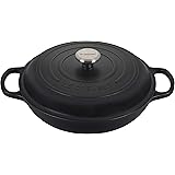 Le Creuset Enameled Cast Iron Signature Braiser, 3.5 qt., Licorice