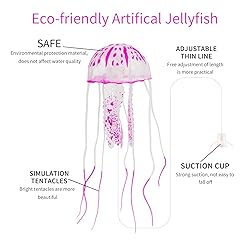 WishLotus 2 PCS Jellyfish, Simulation Jellyfish