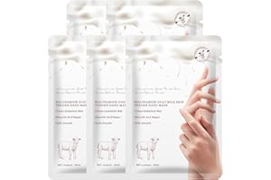 Mositurizing Hand Mask with Goat Milk, Hydrating Hand Masks for Dry Cracked Hands, Hand Mask for Soft and Smooth Touch Hands 