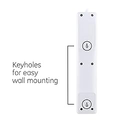GE 6-Outlet Surge Protector, 8 Ft Extension