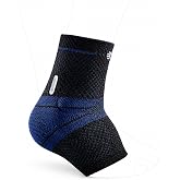 Bauerfeind - MalleoTrain - Ankle Support Brace - Helps Stabilize the Ankle Muscles and Joints For Injury Healing and Pain Relief - Left Foot - Size 3 - Color Black