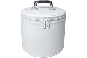 UK EMPIRE GROUP Premium Masonic Fez Cases - Imitation Leather Hat Display Storage Box | Available in White, Red, Blue, Purple, Black (White)