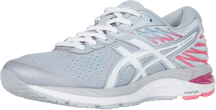 asics cumulus 21 black laser pink