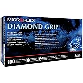 Microflex MF-300-XL Extra Large Diamond Grip Latex Gloves 100 Count