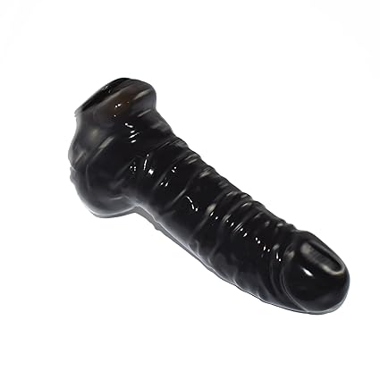 Rubberfashion Latex Penishülle, anatomische Latex Penis Hülle mit Aderung und veredelter Oberfläche nicht chloriert für Herre
