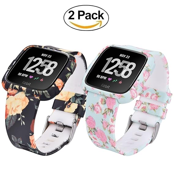 fitbit versa bands amazon