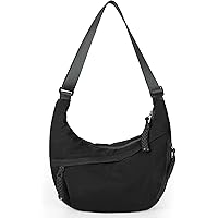Amazon.com: Vulkitty Nylon Crescent Bag Crossbody, Casual Sling